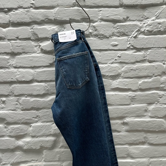 Agolde Classic Blue Denim Jeans - Picture 2 of 2